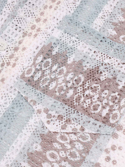 Bohemian Lace Cutout Cuban Shirt