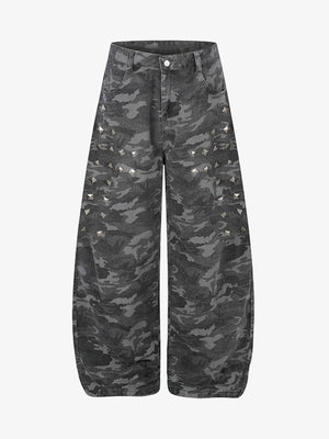 Camo Curved Jeans
