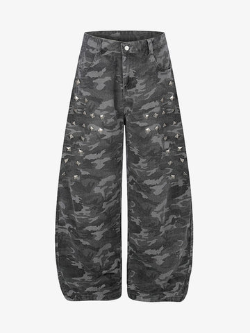 Camo Curved Jeans