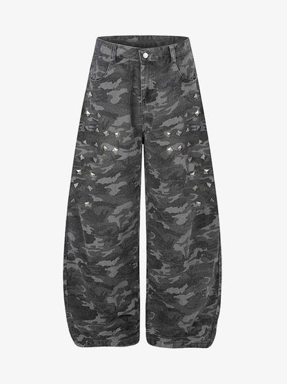 Camo Curved Jeans