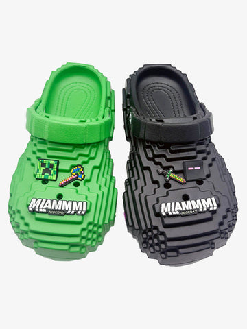 Pixel Design Non-Slip Clogs