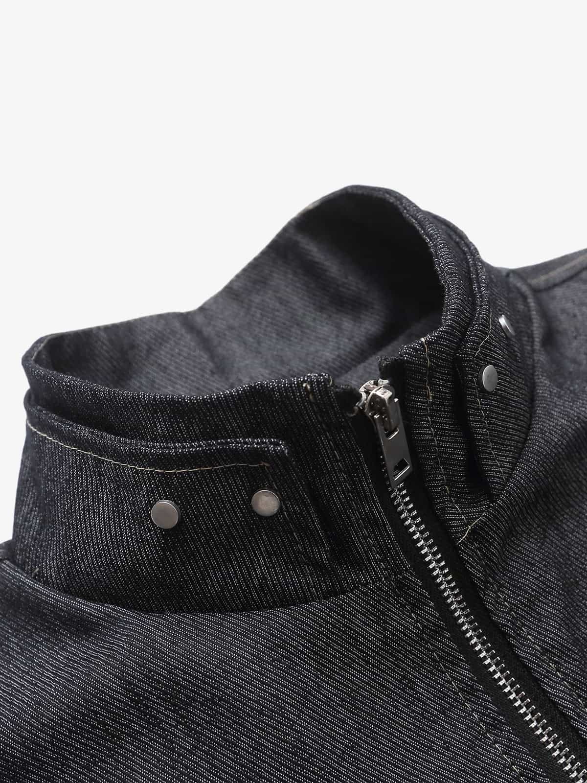 Washed Cropped Workwear Jacket