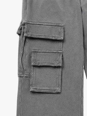 Washed Wide-Leg Sweatpants