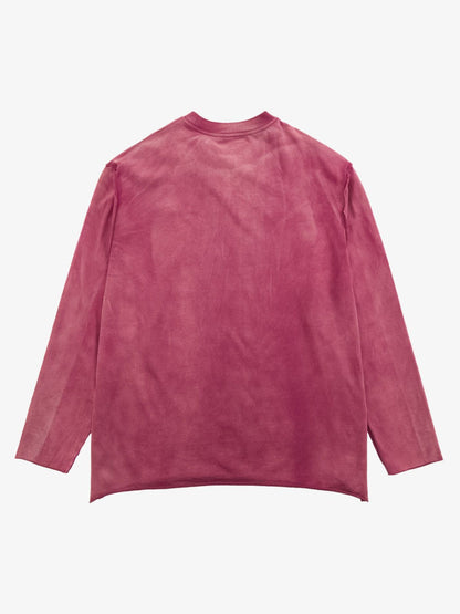 Thesupermade Washed Edge Long Sleeve T-Shirt 