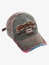 Thesupermade Retro Letter Denim Cap - 2136 