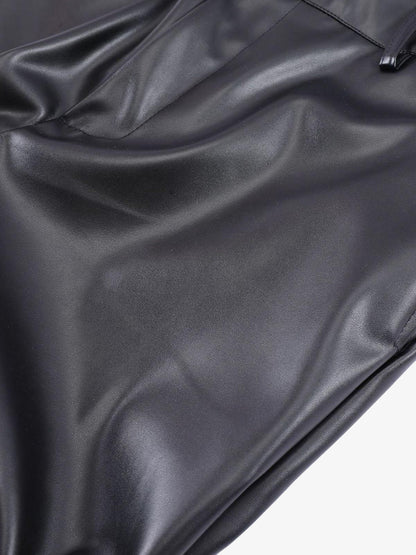 Thesupermade Punk Style Pleated Leather Pants - 2195 