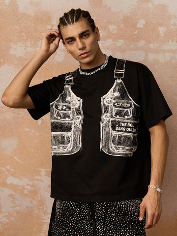 Jacket Print Graphic T-Shirt 