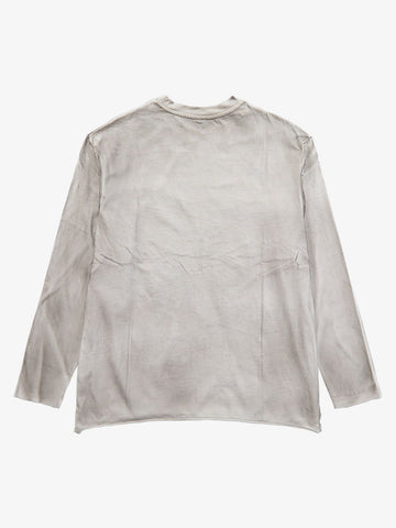 Thesupermade Washed Edge Long Sleeve T-Shirt 