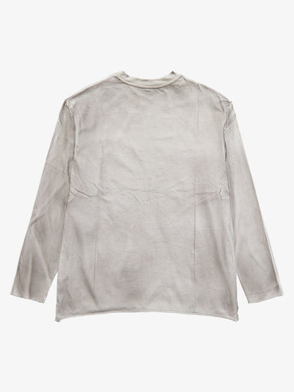 Thesupermade Washed Edge Long Sleeve T-Shirt 