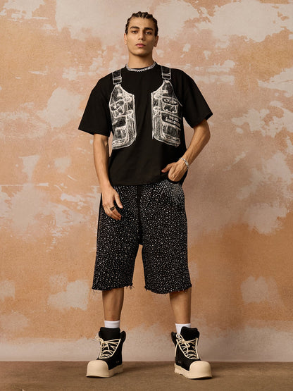 Jacket Print Graphic T-Shirt 
