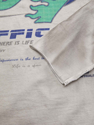 Thesupermade Washed Edge Long Sleeve T-Shirt 