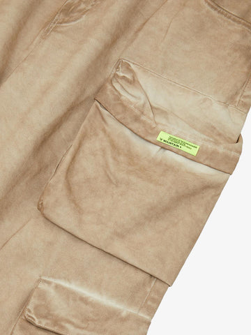 Thesupermade Vintage Wasteland Style Multi Pocket Work Pants 