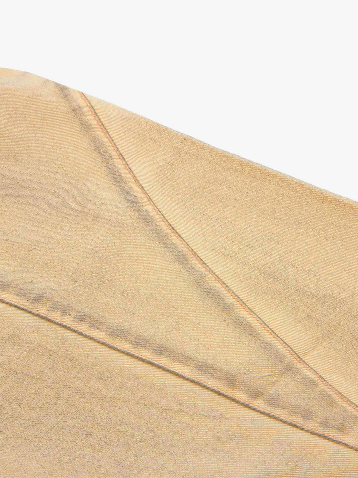 Washed Distressed Detachable Scarf Barrel Jeans - 2550 