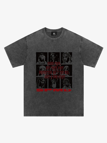Original Saint Slogan Graphic T-Shirt 