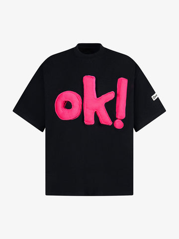 Fun "OK!" Graphic T-Shirt 