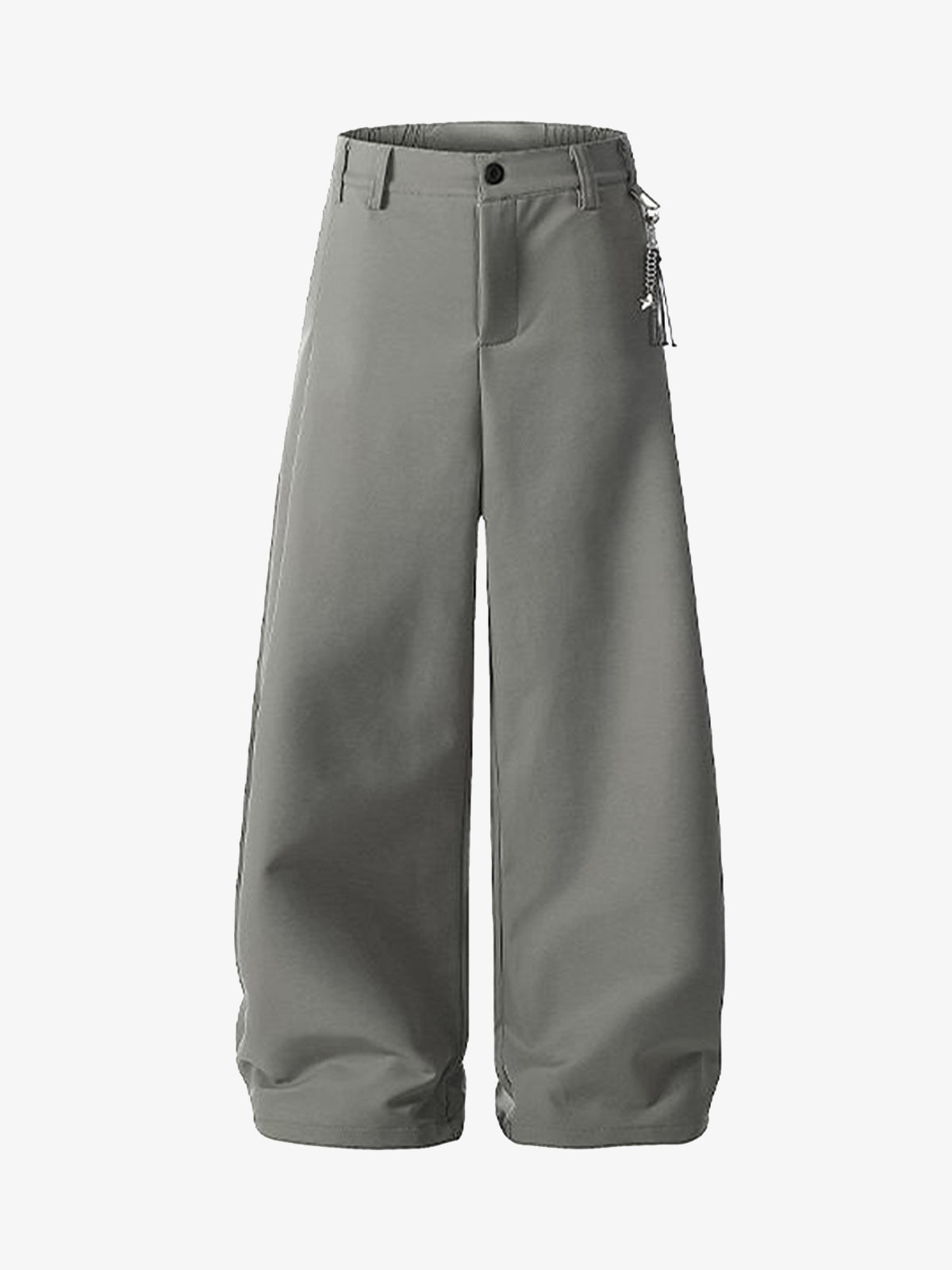 Elastic Waistband Barrel Pants - 2425 
