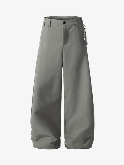 Elastic Waistband Barrel Pants - 2425 