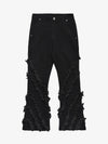 Thesupermade Vintage Rough Edge Flared Jeans - 1721 