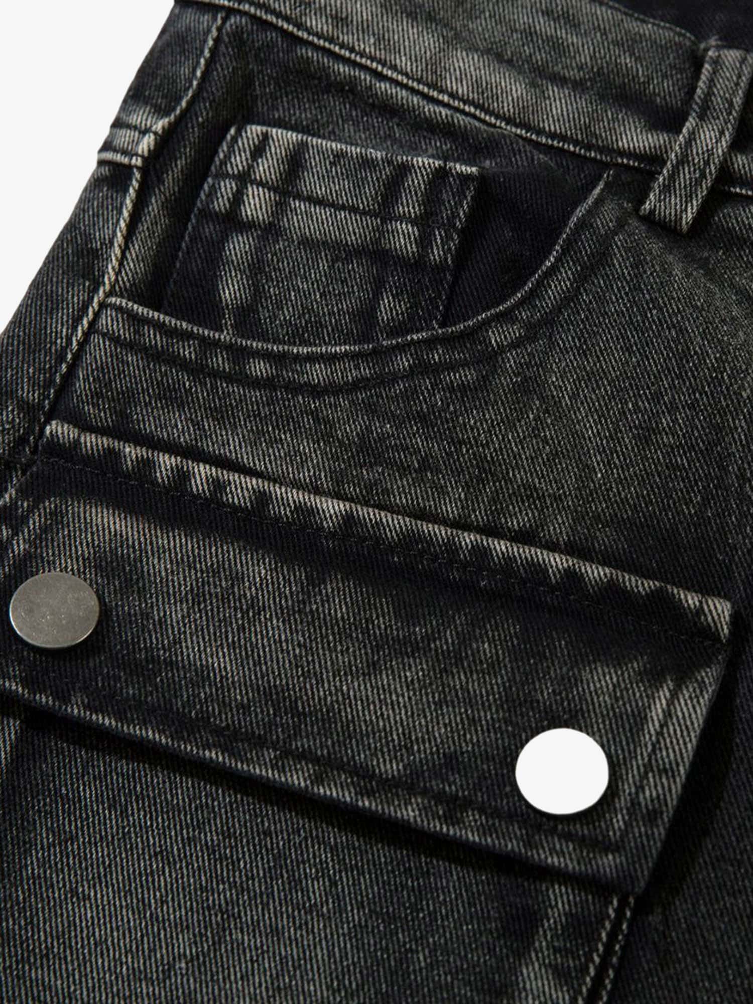 Thesupermade High Street Embroidery Hip-Hop Jeans - 2122 