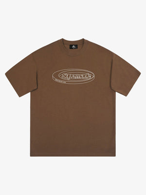 Thesupermade Font Logo Printing T-shirt 
