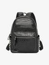 Rivet Crocodile-Print Backpack - 2464 