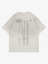 Distressed Digital Print T-shirt 
