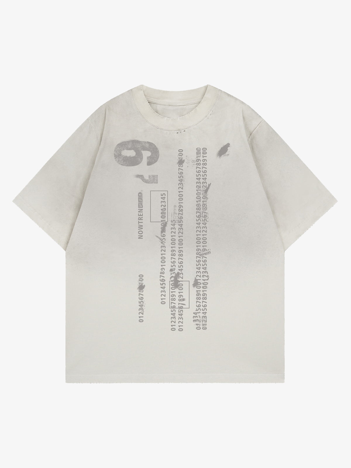 Distressed Digital Print T-shirt 