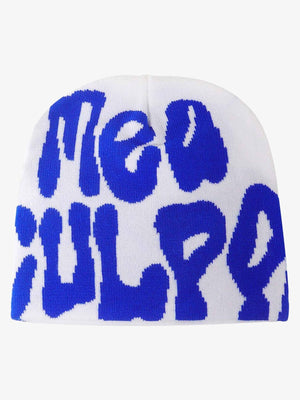 Thesupermade Letter Knitted Hat 