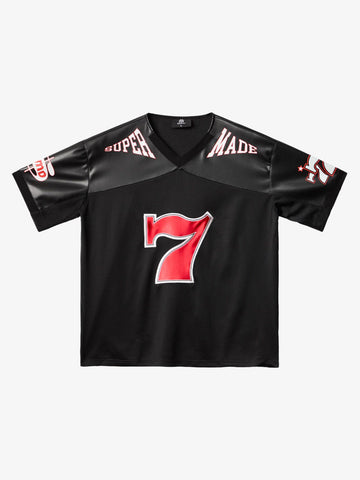 Original "SUPER 7" V-Neck Jersey T-SHIRT 