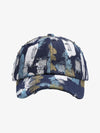 Distressed Abstract Print Baseball Cap 