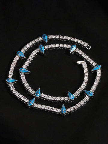 Thesupermade Hip Hop Collarbone Chain Necklace - 2221 