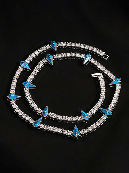 Thesupermade Hip Hop Collarbone Chain Necklace - 2221 