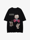 Pixel Art Cartoon Graphic T-Shirt 