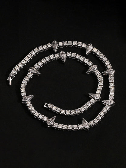 Thesupermade Hip Hop Collarbone Chain Necklace - 2221 