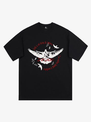 Original Vintage Washed Slogan Graphic T-Shirt 