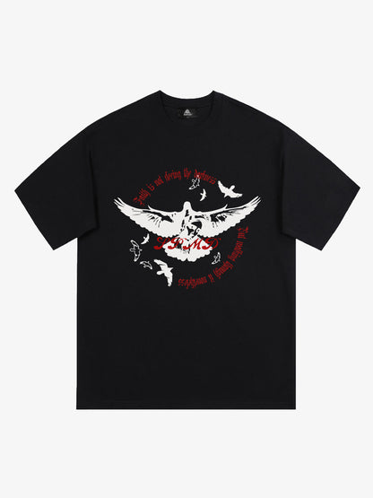 Original Vintage Washed Slogan Graphic T-Shirt 