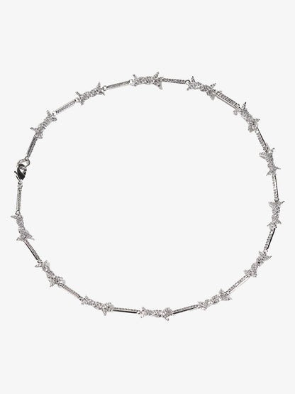 Zircon Thorn Copper Necklace 