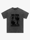 Original Street Protrait Graphic Print T-Shirt 