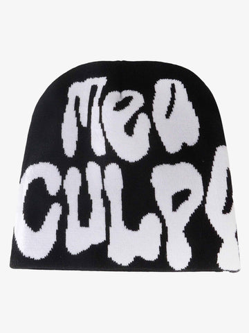 Thesupermade Letter Knitted Hat 