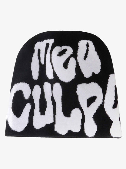 Thesupermade Letter Knitted Hat 