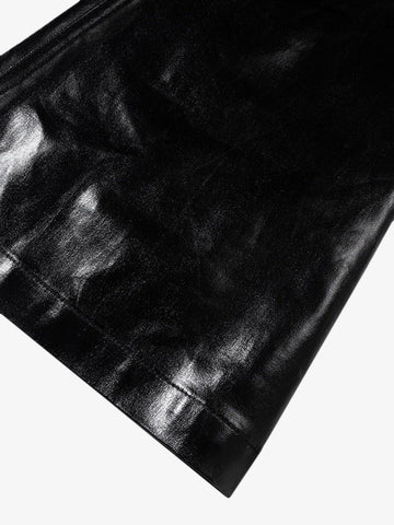 Thesupermade Glossy Patent Leather Flare Pants - 2396 