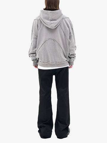 Thesupermade Washed Splicing Hoodie - 1985 