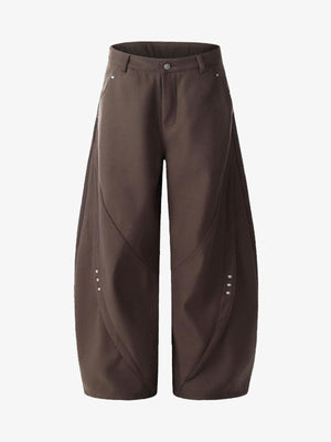 Retro Unisex Barrel Baggy Pants - 2450 