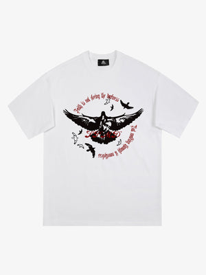 Original Vintage Washed Slogan Graphic T-Shirt 