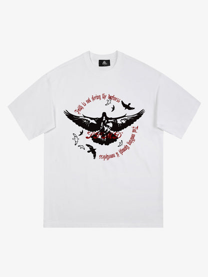 Original Vintage Washed Slogan Graphic T-Shirt 