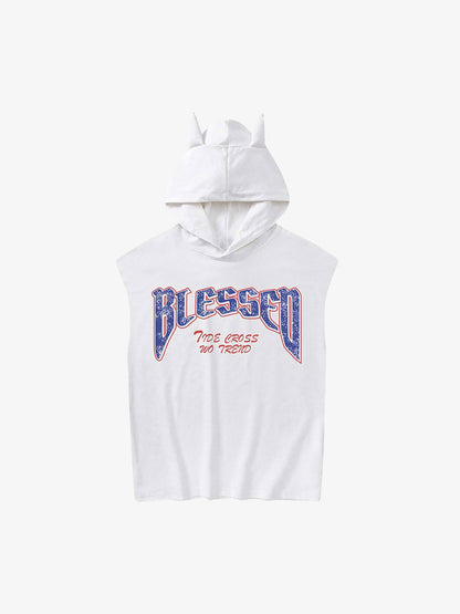 Thesupermade Washed Hooded Cotton Undershirt 