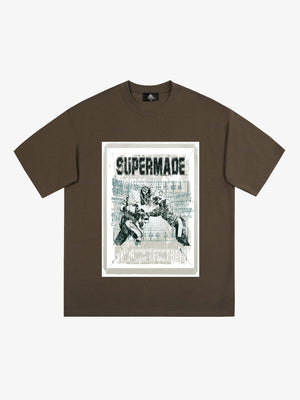 Super Bowl Football Print T-Shirt 