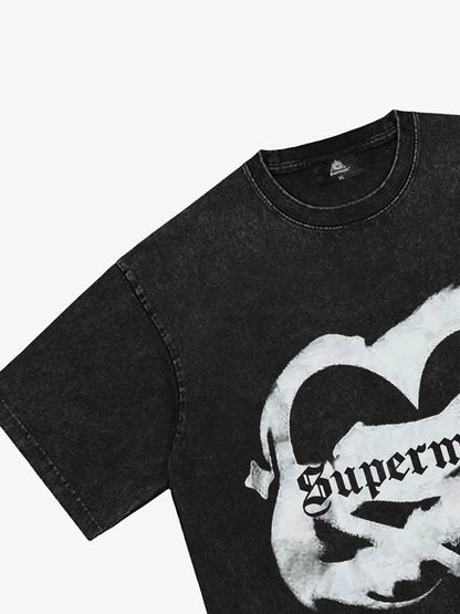 Thesupermade American Niche Love Design T-shirt 