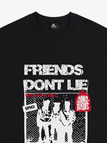 Original "Friends Don't Lie" Print T-Shirt 