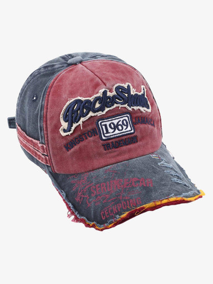 Thesupermade Retro Letter Denim Cap - 2136 